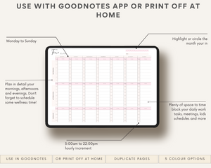 Single Time Block Planner