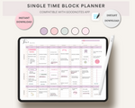 Single Time Block Planner